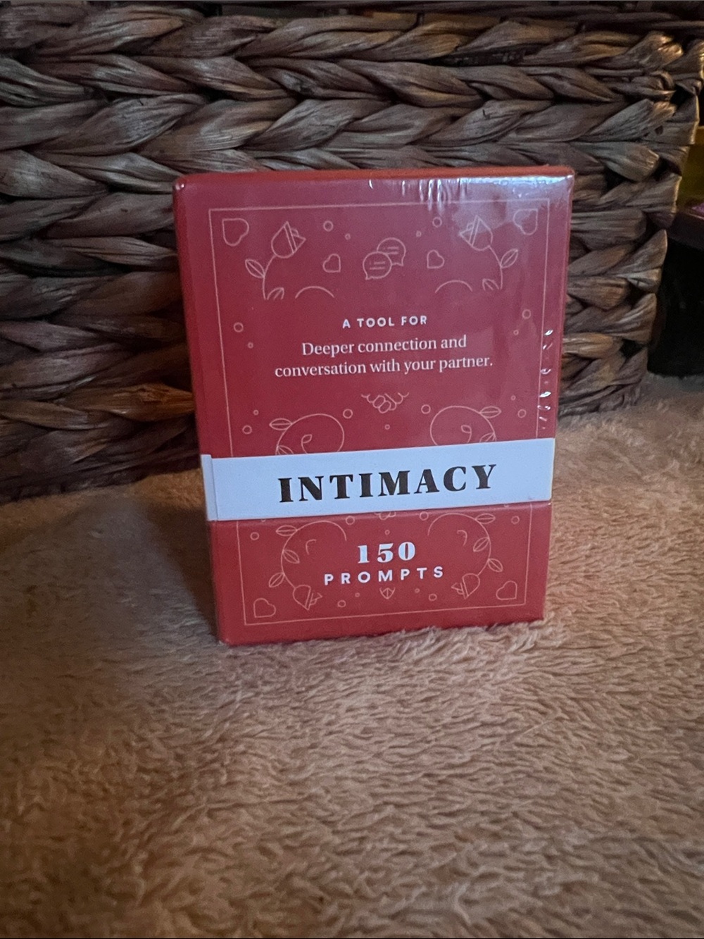Intimacy 150 Prompts Conversation Deck — Red